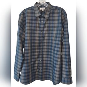 Calvin Kline Mens L Button Down
